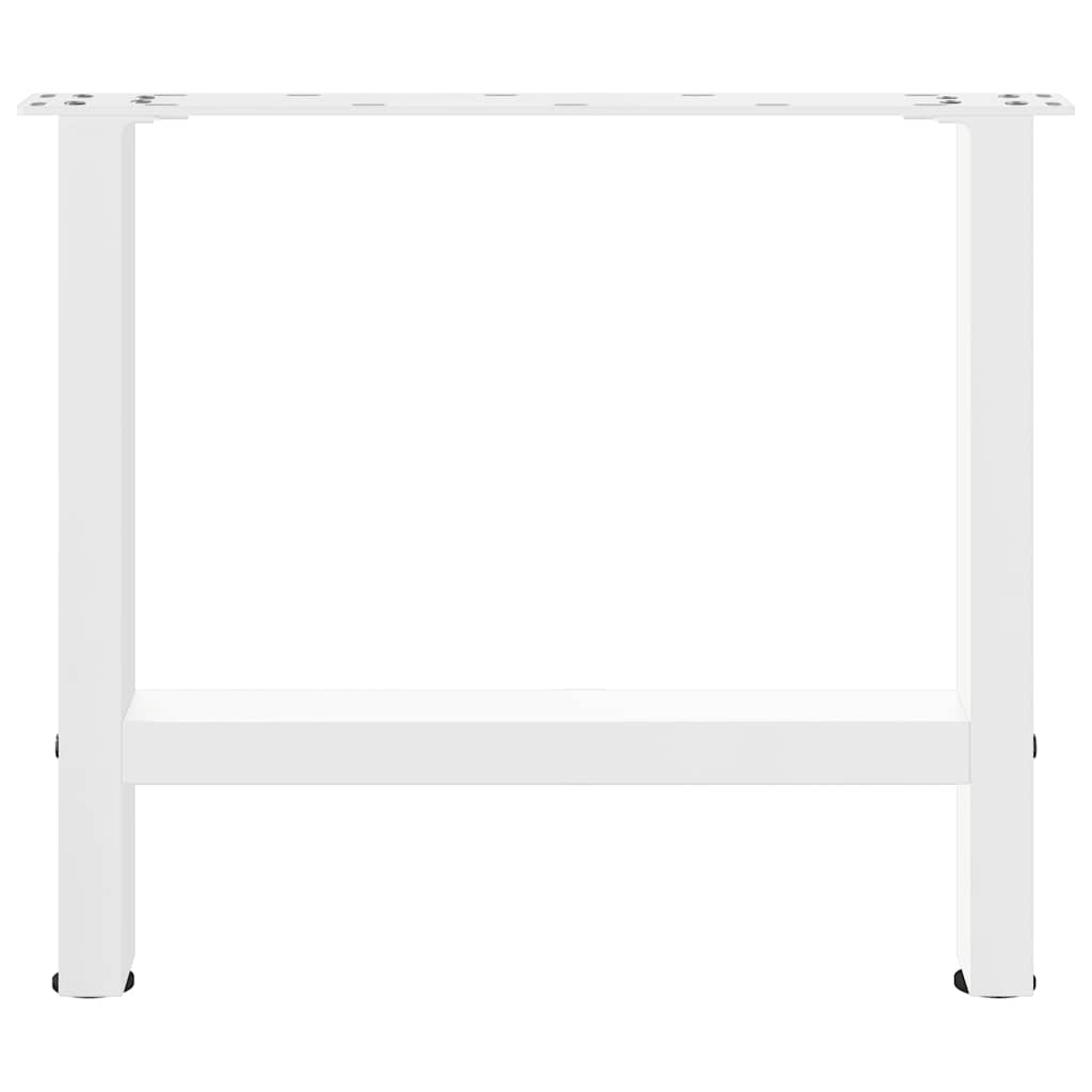 Kavos staliuko kojelės, baltos, 2 vnt., 60x(42 - 43) cm, plienas - Namų Idėja