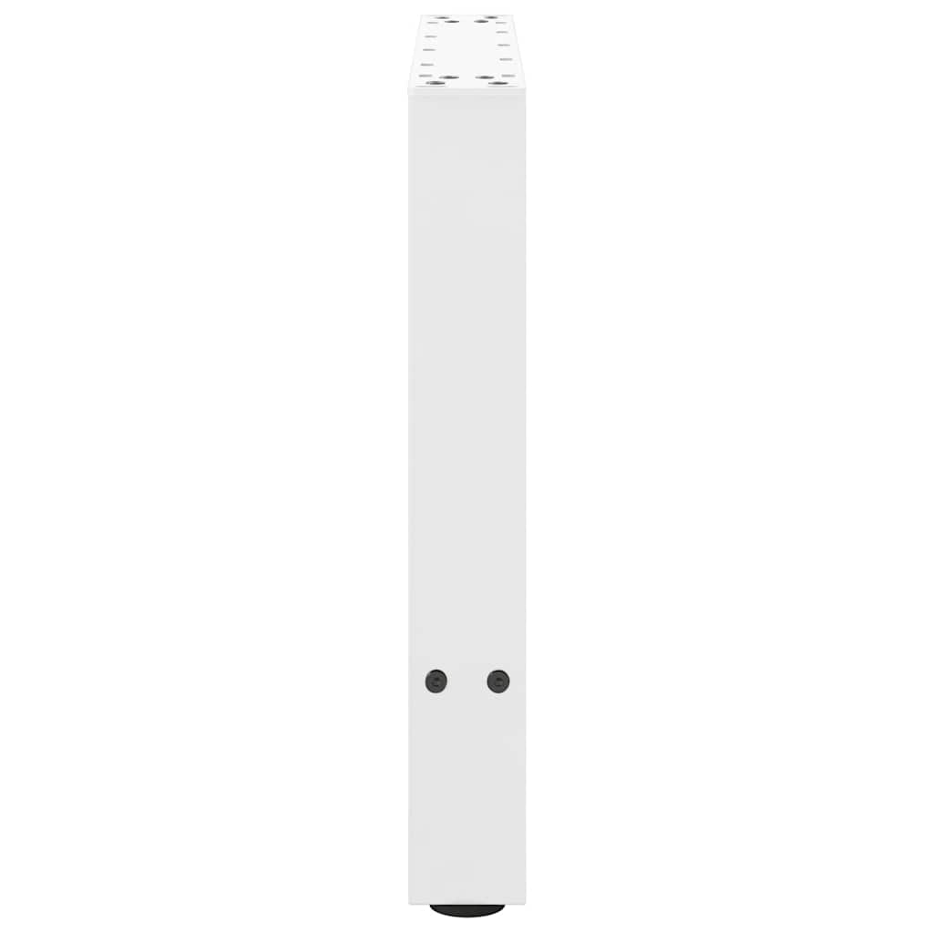 Kavos staliuko kojelės, baltos, 2 vnt., 60x(42 - 43) cm, plienas - Namų Idėja