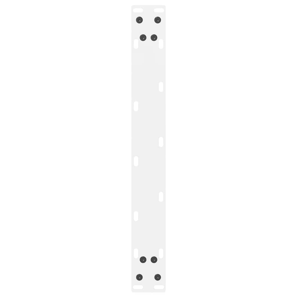 Kavos staliuko kojelės, baltos, 2 vnt., 60x(42 - 43) cm, plienas - Namų Idėja