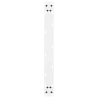 Kavos staliuko kojelės, baltos, 2 vnt., 70x(30 - 31) cm, plienas - Namų Idėja