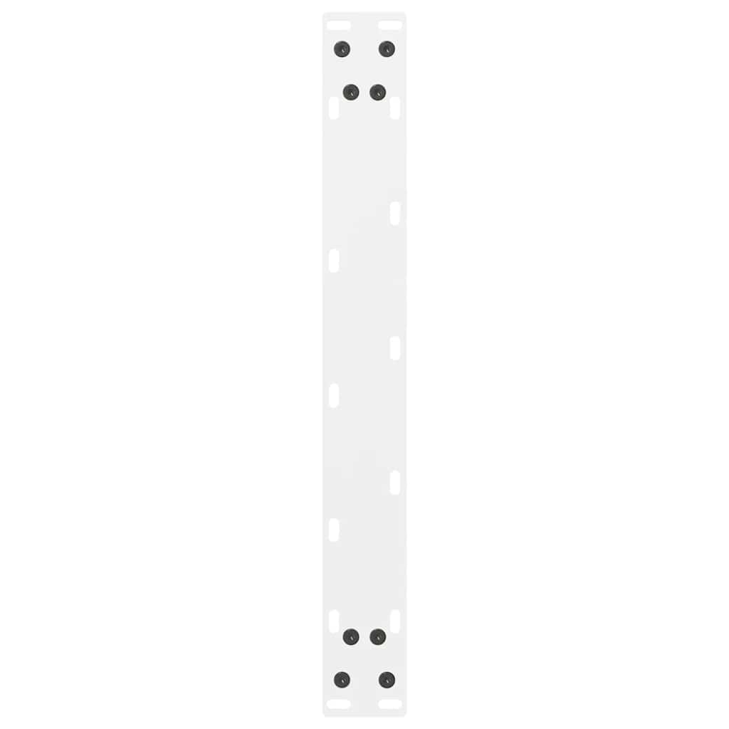 Kavos staliuko kojelės, baltos, 2 vnt., 70x(42 - 43) cm, plienas - Namų Idėja