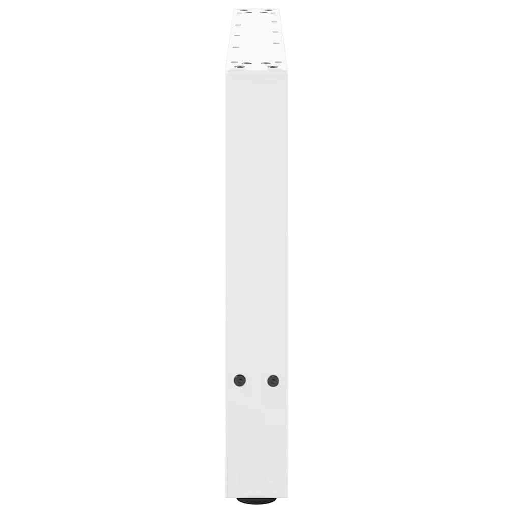 Kavos staliuko kojelės, baltos, 2 vnt., 70x(42 - 43) cm, plienas - Namų Idėja