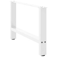 Kavos staliuko kojelės, baltos, 2 vnt., 70x(42 - 43) cm, plienas - Namų Idėja