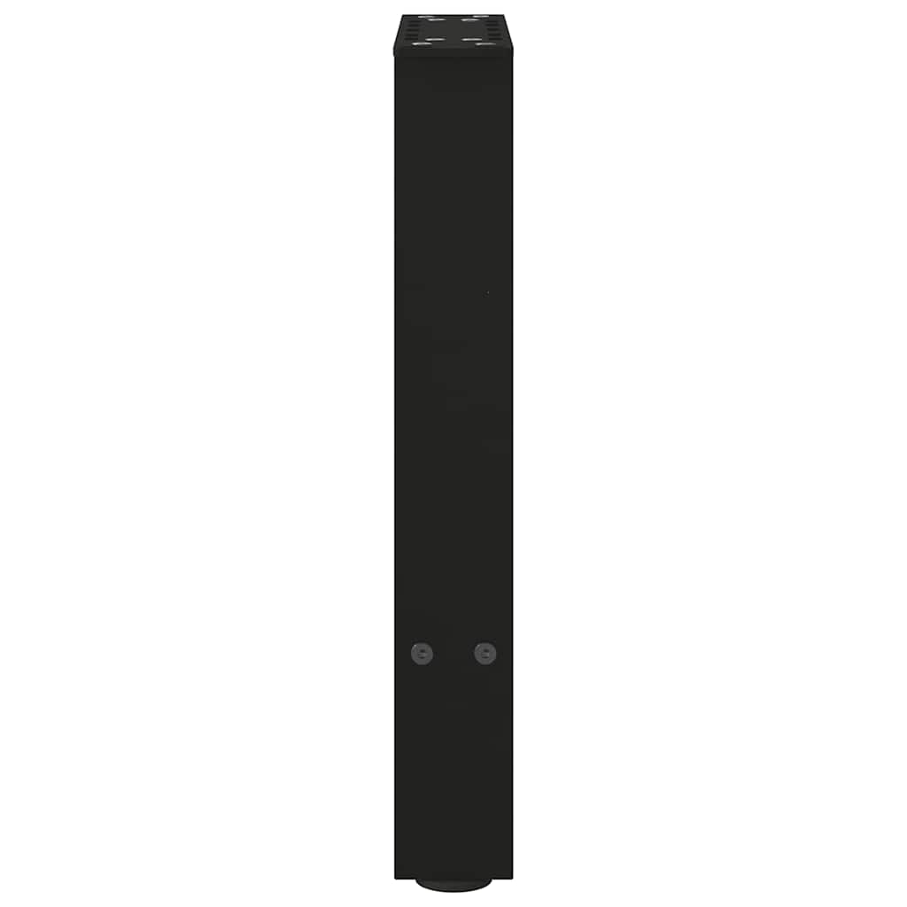 Kavos staliuko kojelės, juodos, 2 vnt., 38x(42 - 43) cm, plienas - Namų Idėja