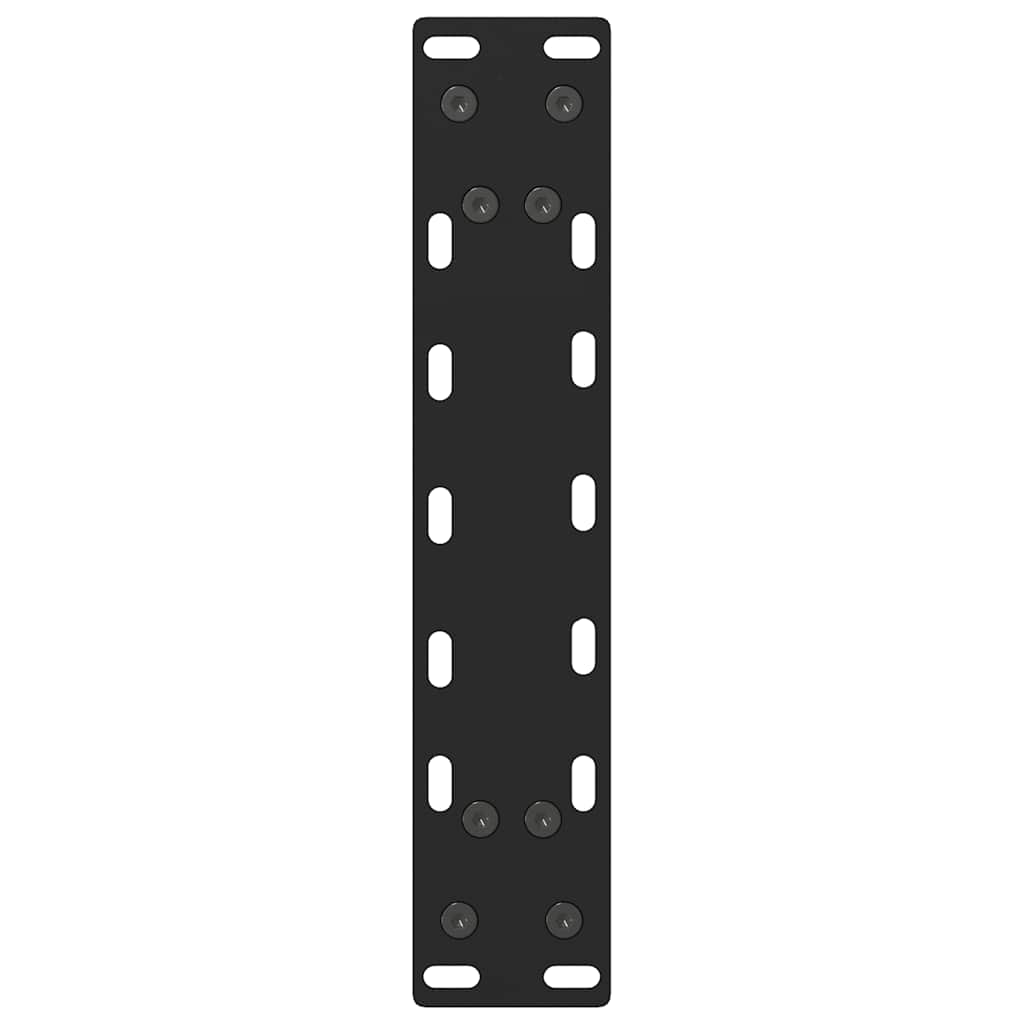 Kavos staliuko kojelės, juodos, 2 vnt., 40x(30 - 31) cm, plienas - Namų Idėja