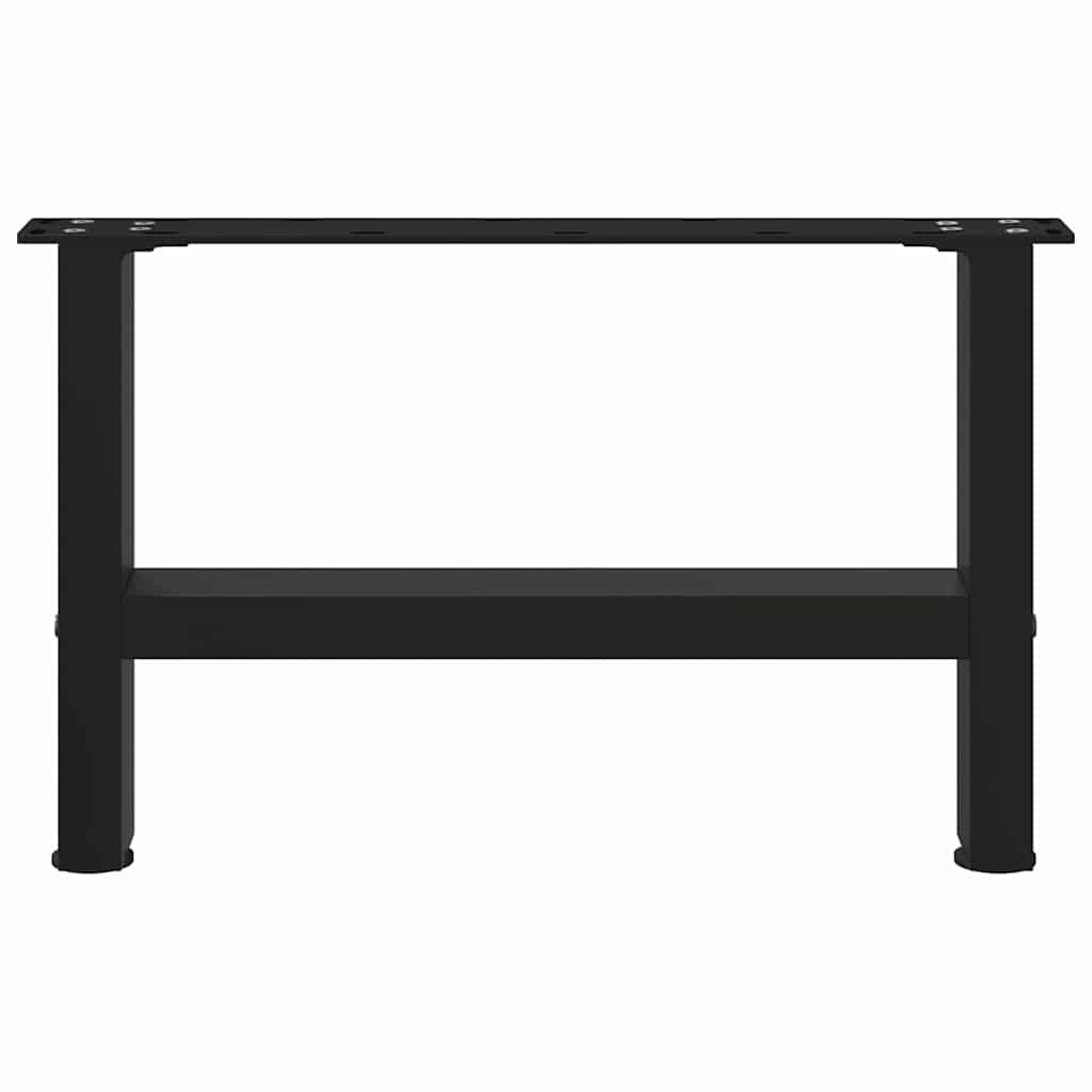 Kavos staliuko kojelės, juodos, 2 vnt., 50x(30 - 31) cm, plienas - Namų Idėja
