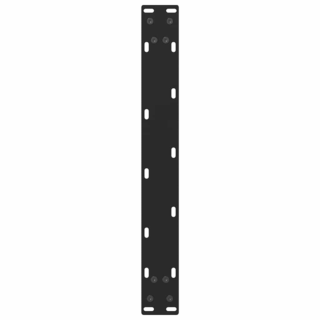 Kavos staliuko kojelės, juodos, 2 vnt., 50x(30 - 31) cm, plienas - Namų Idėja