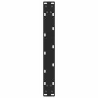 Kavos staliuko kojelės, juodos, 2 vnt., 50x(30 - 31) cm, plienas - Namų Idėja