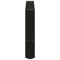 Kavos staliuko kojelės, juodos, 2 vnt., 50x(30 - 31) cm, plienas - Namų Idėja