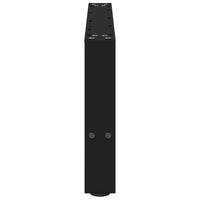 Kavos staliuko kojelės, juodos, 2 vnt., 60x(30 - 31) cm, plienas - Namų Idėja