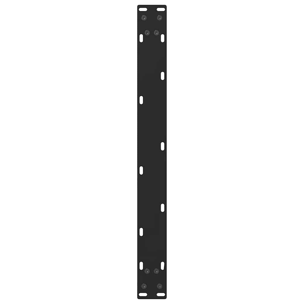 Kavos staliuko kojelės, juodos, 2 vnt., 60x(30 - 31) cm, plienas - Namų Idėja