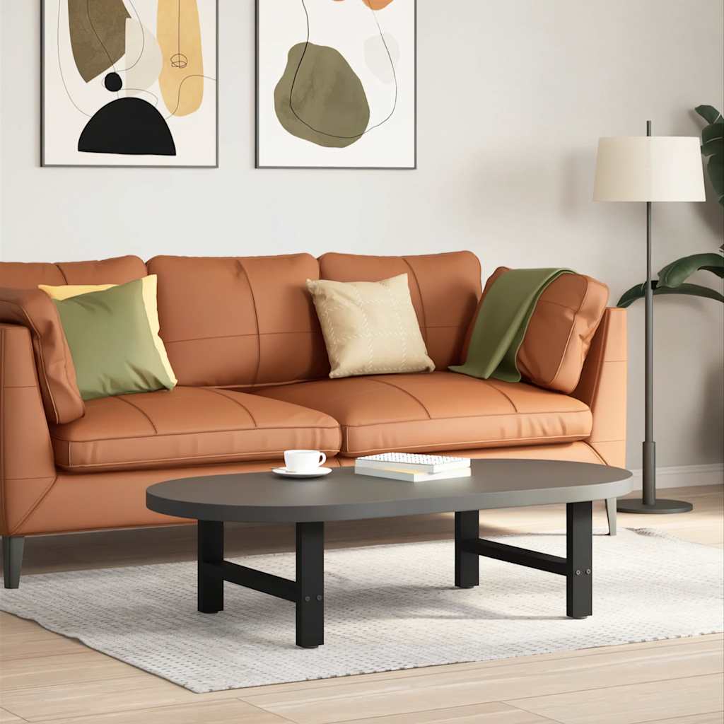 Kavos staliuko kojelės, juodos, 2 vnt., 60x(30 - 31) cm, plienas - Namų Idėja