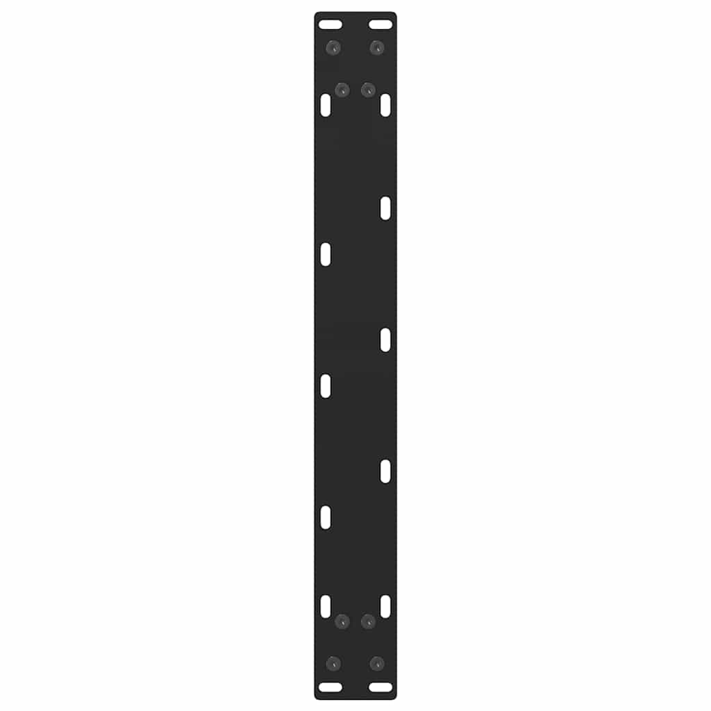 Kavos staliuko kojelės, juodos, 2 vnt., 60x(42 - 43) cm, plienas - Namų Idėja