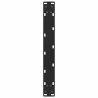 Kavos staliuko kojelės, juodos, 2 vnt., 60x(42 - 43) cm, plienas - Namų Idėja