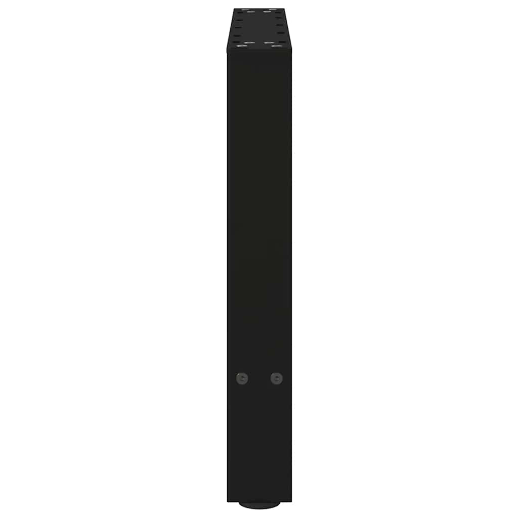 Kavos staliuko kojelės, juodos, 2 vnt., 60x(42 - 43) cm, plienas - Namų Idėja