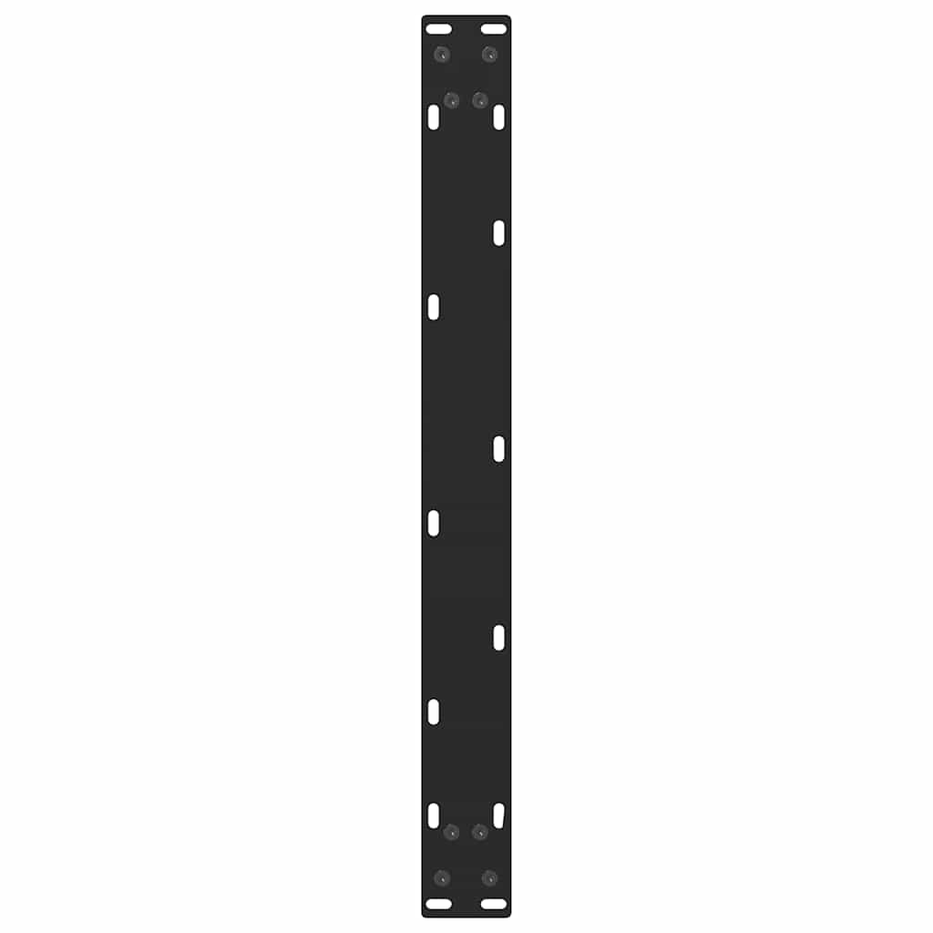 Kavos staliuko kojelės, juodos, 2 vnt., 70x(30 - 31) cm, plienas - Namų Idėja