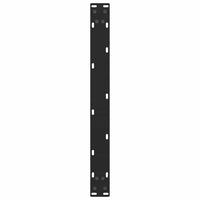 Kavos staliuko kojelės, juodos, 2 vnt., 70x(30 - 31) cm, plienas - Namų Idėja