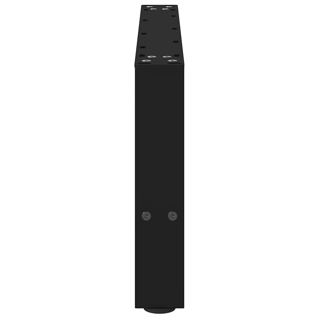 Kavos staliuko kojelės, juodos, 2 vnt., 70x(30 - 31) cm, plienas - Namų Idėja