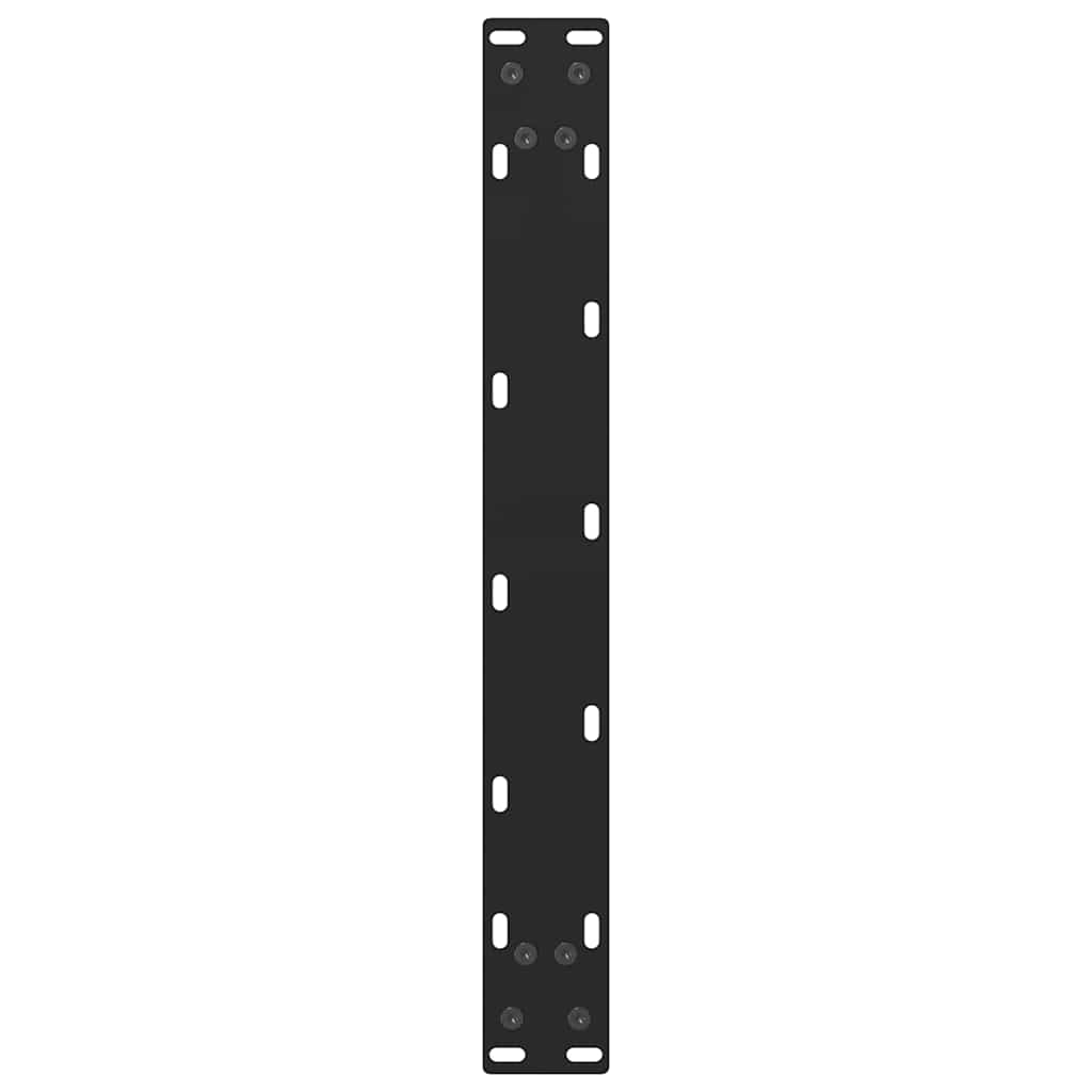 Kavos staliuko kojelės, juodos, 2 vnt., 70x(42 - 43) cm, plienas - Namų Idėja