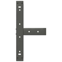Kavos staliuko kojelės, T formos, 2 vnt., antracito spalvos, 40x25x(30 - 31) cm, plienas - Namų Idėja