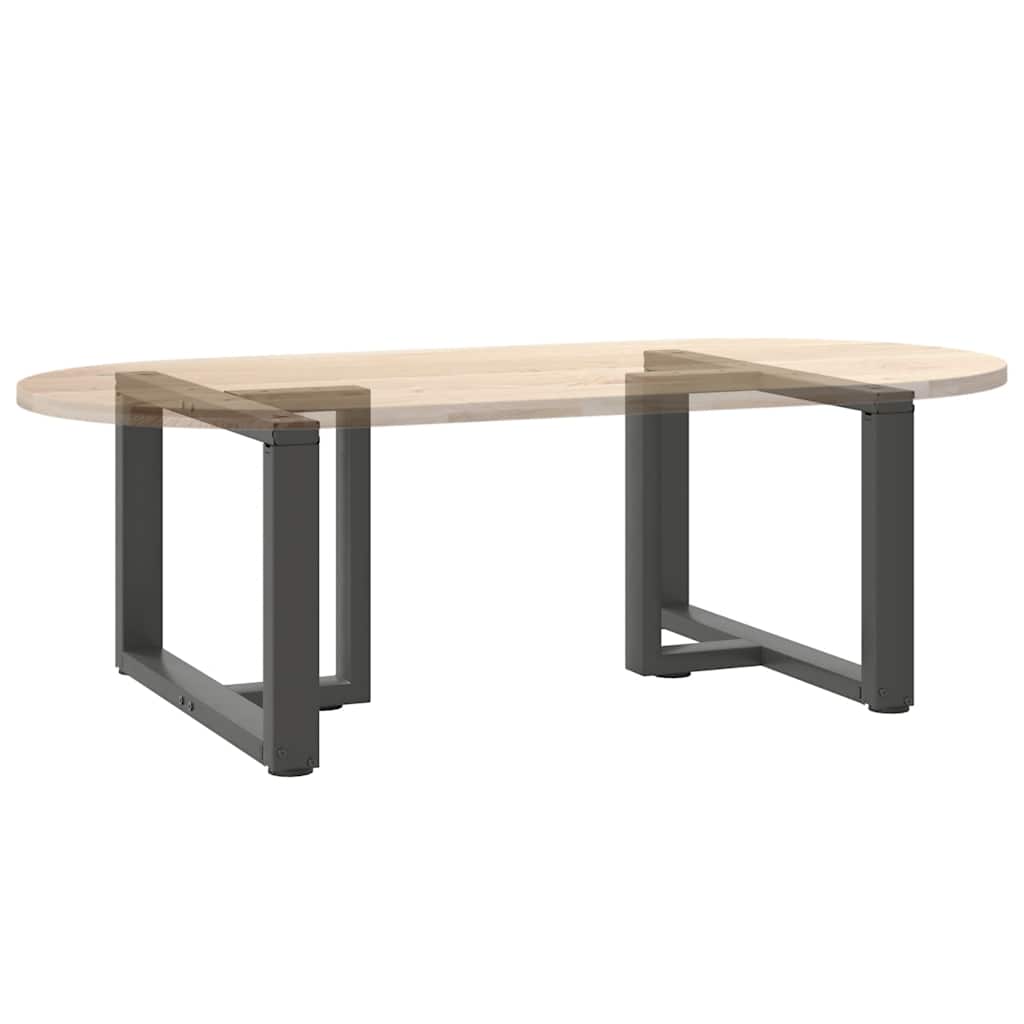 Kavos staliuko kojelės, T formos, 2 vnt., antracito spalvos, 60x25x(42 - 43) cm, plienas - Namų Idėja