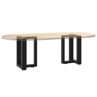 Kavos staliuko kojelės, T formos, 2 vnt., juodos, 28x25x(42 - 43) cm, plienas - Namų Idėja