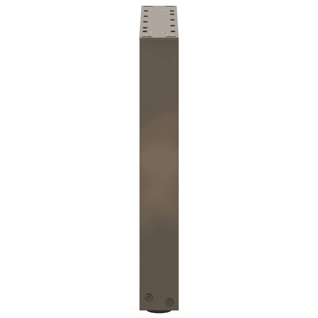 Kavos staliuko kojelės, U formos, 2 vnt., natūralus plienas, 28x(42 - 43) cm, plienas - Namų Idėja