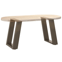 Kavos staliuko kojelės, U formos, 2 vnt., natūralus plienas, 38x(42 - 43) cm, plienas - Namų Idėja