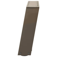 Kavos staliuko kojelės, U formos, 2 vnt., natūralus plienas, 40x(30 - 31) cm, plienas - Namų Idėja