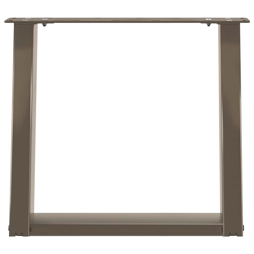 Kavos staliuko kojelės, U formos, 2 vnt., natūralus plienas, 50x(42 - 43) cm, plienas - Namų Idėja