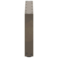 Kavos staliuko kojelės, U formos, 2 vnt., natūralus plienas, 60x(30 - 31) cm, plienas - Namų Idėja