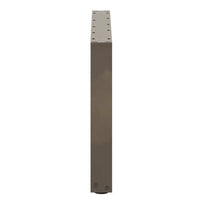 Kavos staliuko kojelės, U formos, 2 vnt., natūralus plienas, 60x(42 - 43) cm, plienas - Namų Idėja
