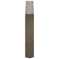 Kavos staliuko kojelės, U formos, 2 vnt., natūralus plienas, 70x(30 - 31) cm, plienas - Namų Idėja