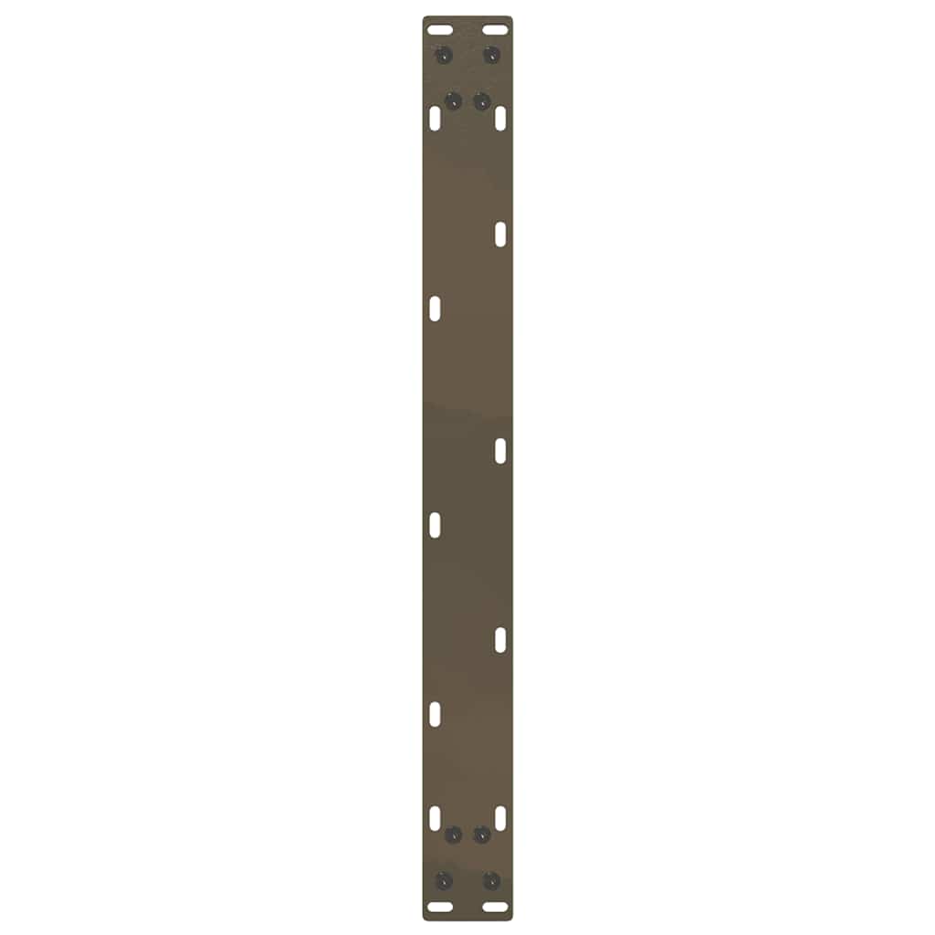 Kavos staliuko kojelės, U formos, 2 vnt., natūralus plienas, 70x(30 - 31) cm, plienas - Namų Idėja