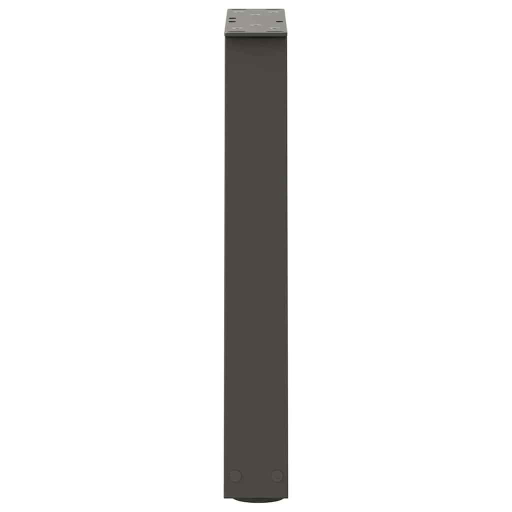 Kavos staliuko kojelės, V formos, 2 vnt., antracito spalvos, 28x(42 - 43,3) cm, plienas - Namų Idėja