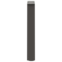 Kavos staliuko kojelės, V formos, 2 vnt., antracito spalvos, 28x(42 - 43,3) cm, plienas - Namų Idėja