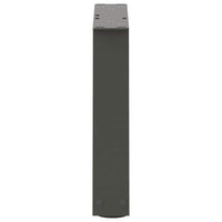 Kavos staliuko kojelės, V formos, 2 vnt., antracito spalvos, 30x(30 - 31,3) cm, plienas - Namų Idėja