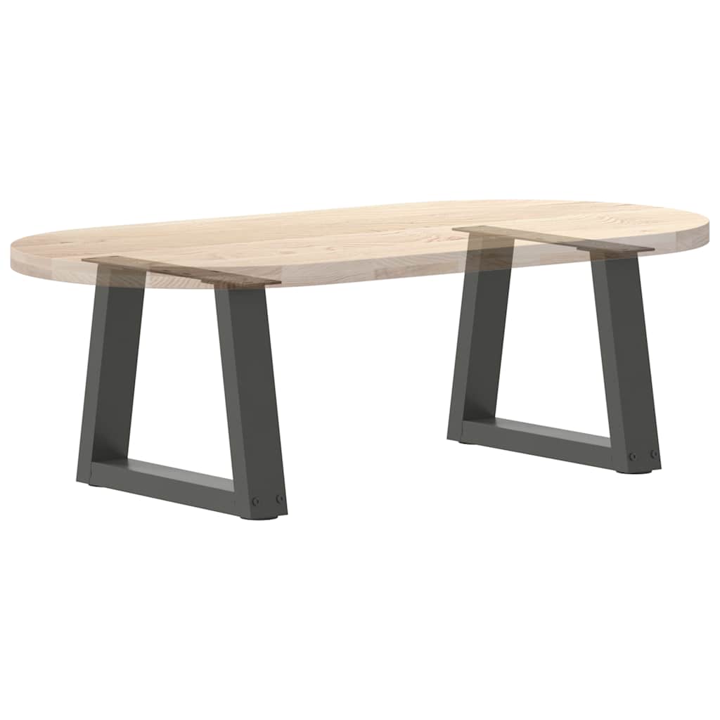 Kavos staliuko kojelės, V formos, 2 vnt., antracito spalvos, 30x(30 - 31,3) cm, plienas - Namų Idėja