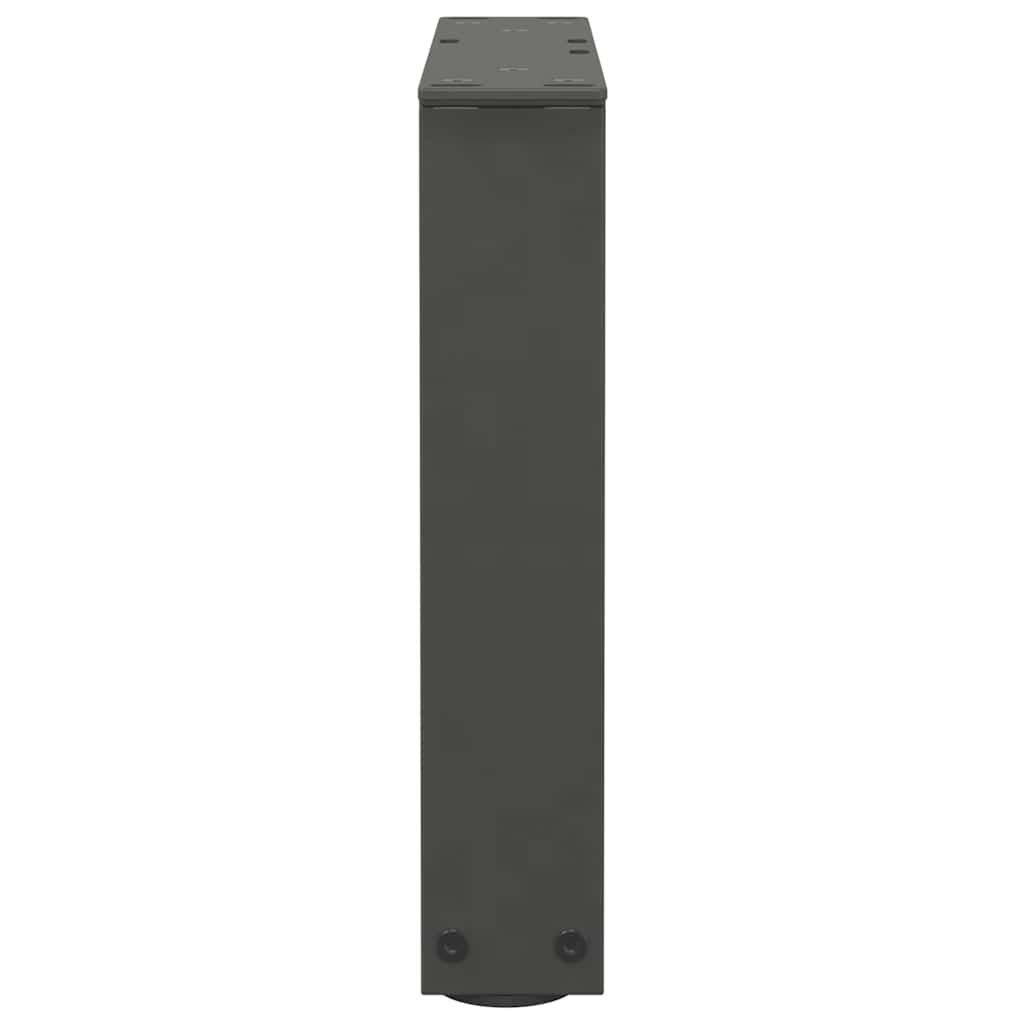 Kavos staliuko kojelės, V formos, 2 vnt., antracito spalvos, 30x(30 - 31,3) cm, plienas - Namų Idėja