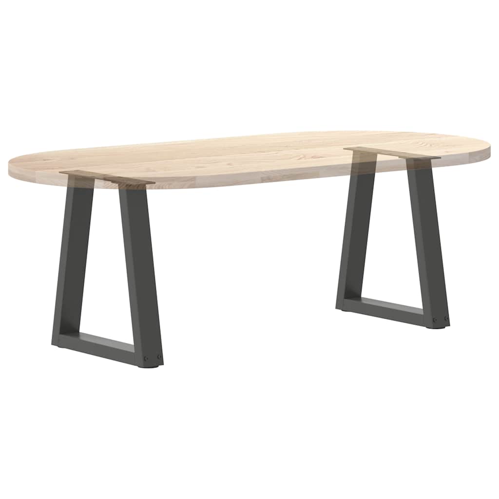 Kavos staliuko kojelės, V formos, 2 vnt., antracito spalvos, 38x(42 - 43,3) cm, plienas - Namų Idėja