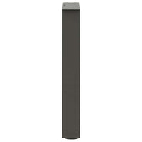 Kavos staliuko kojelės, V formos, 2 vnt., antracito spalvos, 38x(42 - 43,3) cm, plienas - Namų Idėja