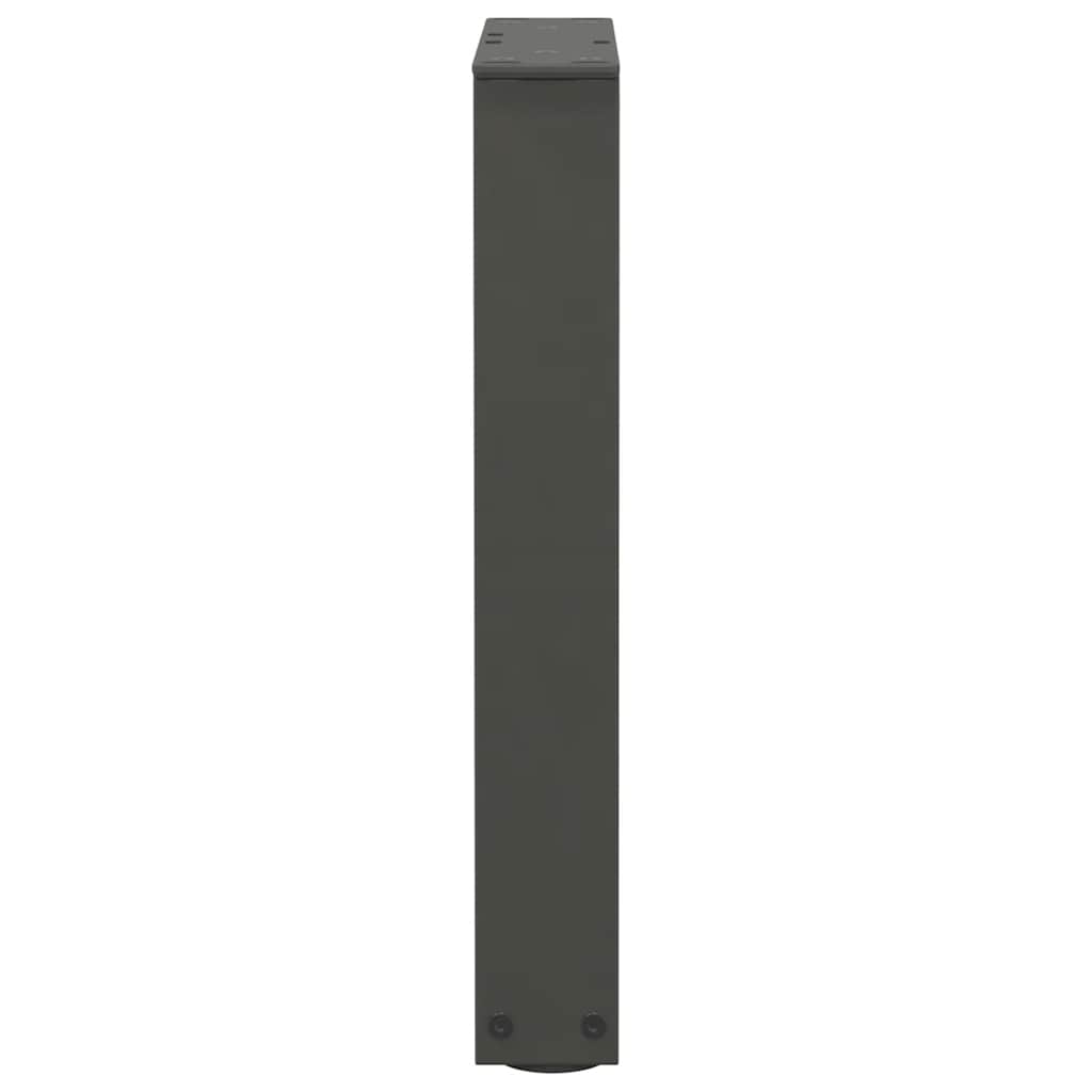 Kavos staliuko kojelės, V formos, 2 vnt., antracito spalvos, 38x(42 - 43,3) cm, plienas - Namų Idėja