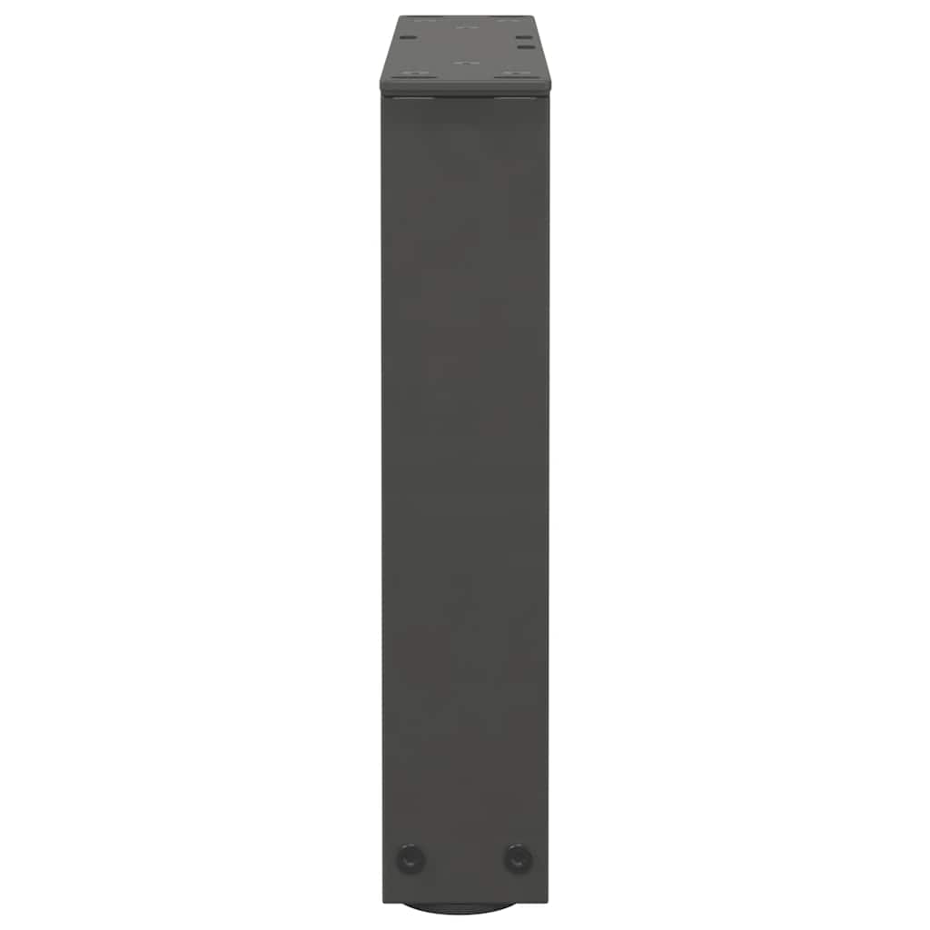 Kavos staliuko kojelės, V formos, 2 vnt., antracito spalvos, 40x(30 - 31,3) cm, plienas - Namų Idėja