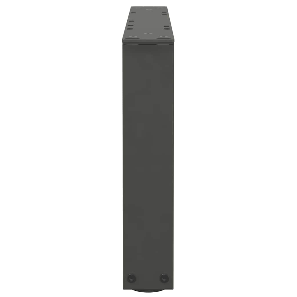 Kavos staliuko kojelės, V formos, 2 vnt., antracito spalvos, 50x(30 - 31,3) cm, plienas - Namų Idėja