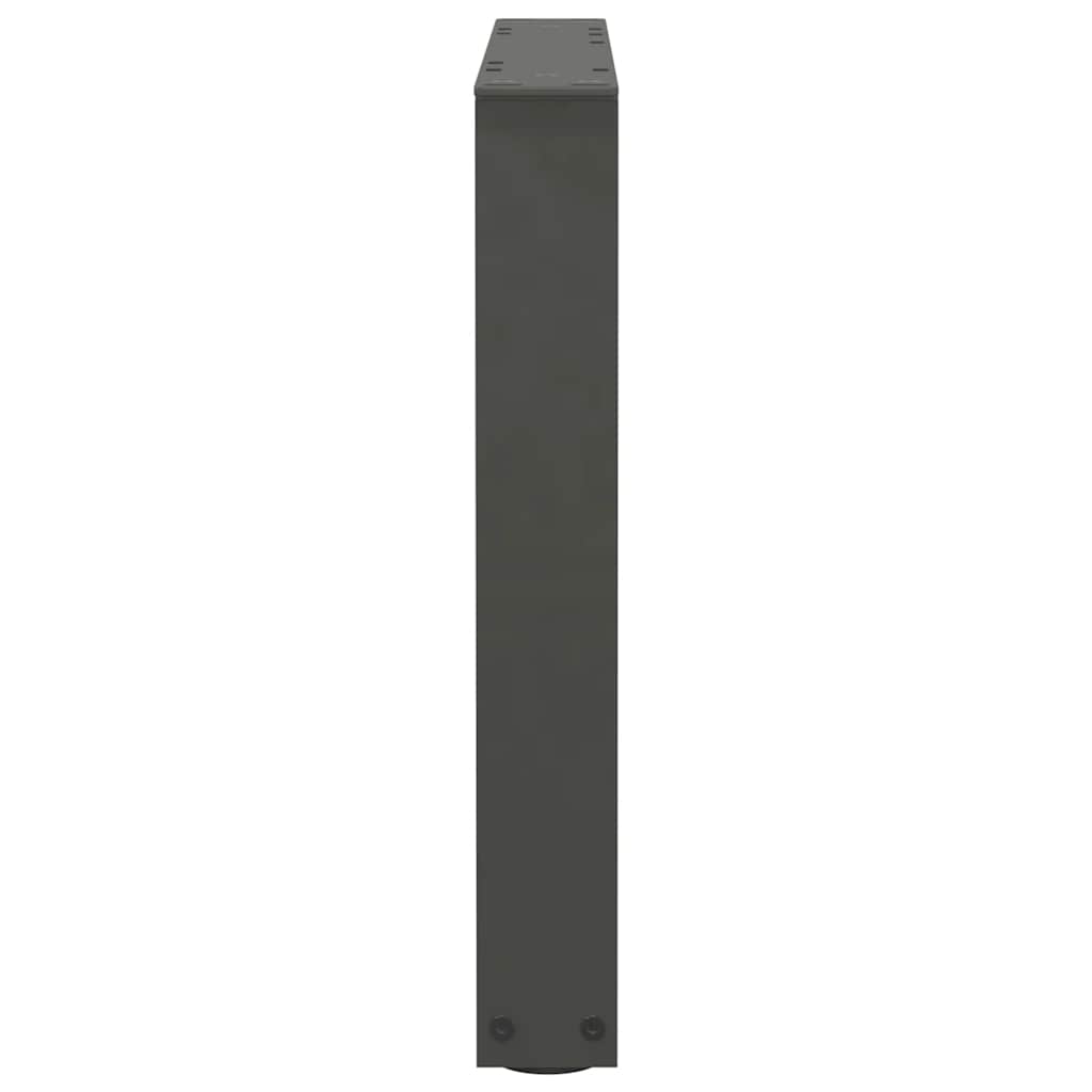 Kavos staliuko kojelės, V formos, 2 vnt., antracito spalvos, 50x(42 - 43,3) cm, plienas - Namų Idėja