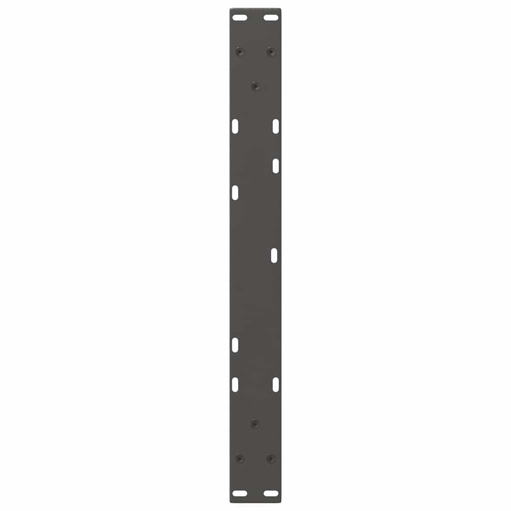 Kavos staliuko kojelės, V formos, 2 vnt., antracito spalvos, 60x(30 - 31,3) cm, plienas - Namų Idėja