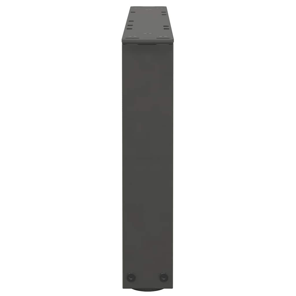 Kavos staliuko kojelės, V formos, 2 vnt., antracito spalvos, 60x(30 - 31,3) cm, plienas - Namų Idėja