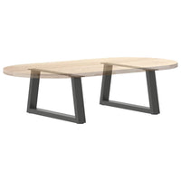 Kavos staliuko kojelės, V formos, 2 vnt., antracito spalvos, 60x(30 - 31,3) cm, plienas - Namų Idėja