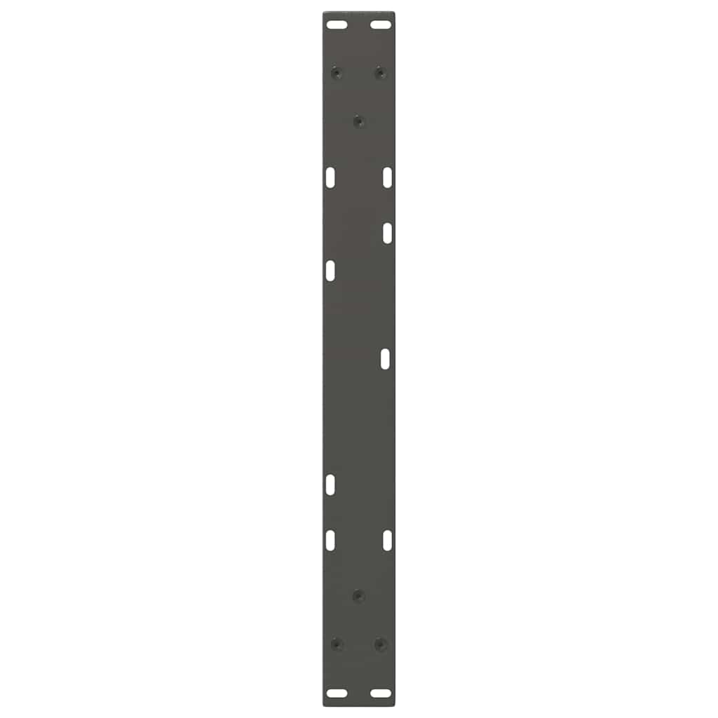 Kavos staliuko kojelės, V formos, 2 vnt., antracito spalvos, 60x(42 - 43,3) cm, plienas - Namų Idėja