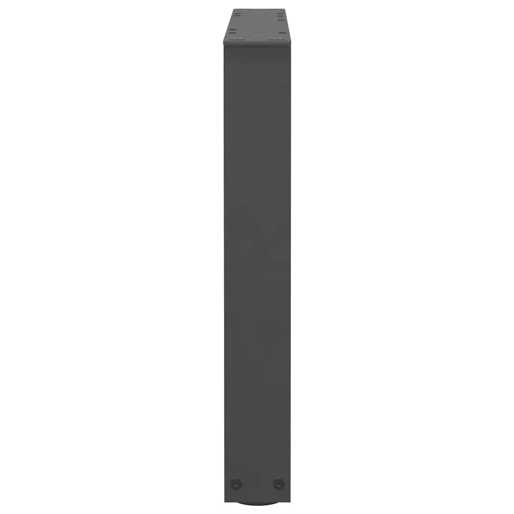 Kavos staliuko kojelės, V formos, 2 vnt., antracito spalvos, 60x(42 - 43,3) cm, plienas - Namų Idėja